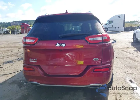 2017 Jeep Cherokee Overland z USA, uszkodzony, nr VIN 1C4PJMJS6HD219925